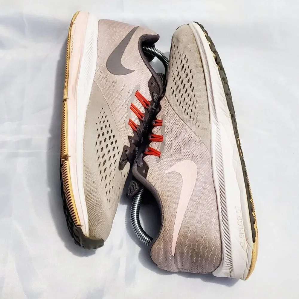 Nike Zoom Winflo 4 Athletic Sneakers Light/Dark Gray 898485-010 Women's Size 9.5